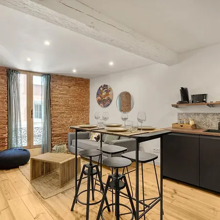 Apartment Le Caraman Boheme - Confort A Deux Pas Du Metro Toulouse