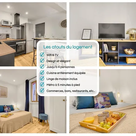 Le Caraman Boheme - Confort A Deux Pas Du Metro